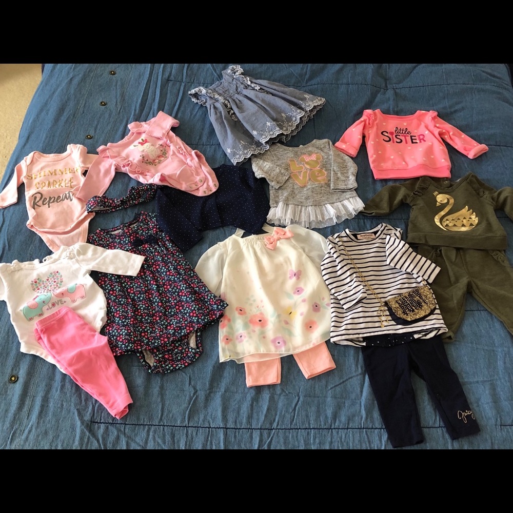 Lot of Baby Girl Clothing